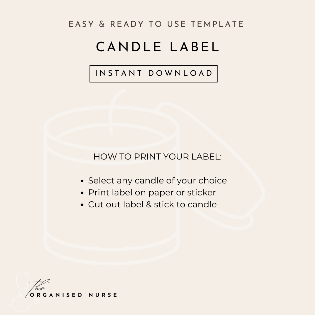 Christmas Candle Label - 11