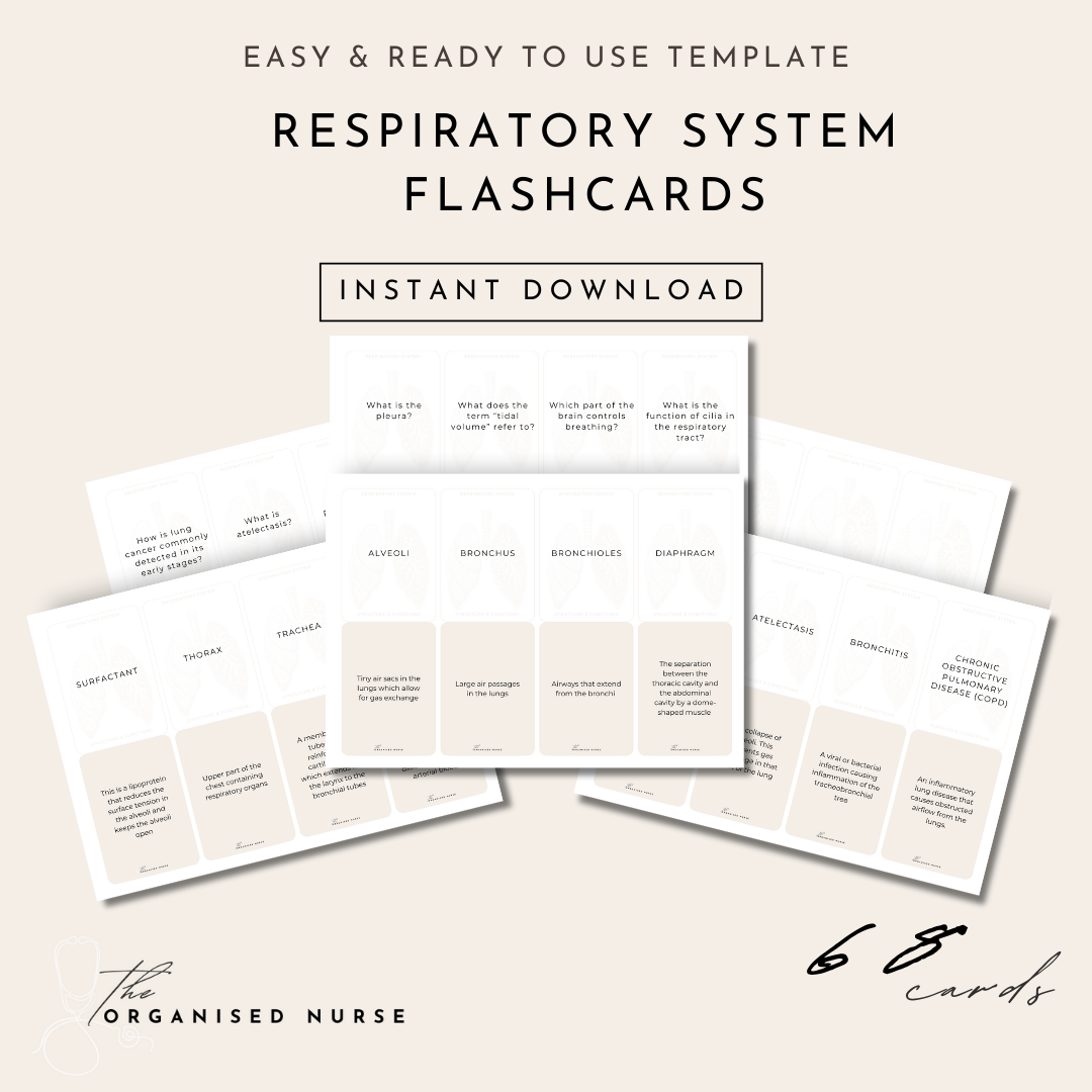 Respiratory System Flashcards