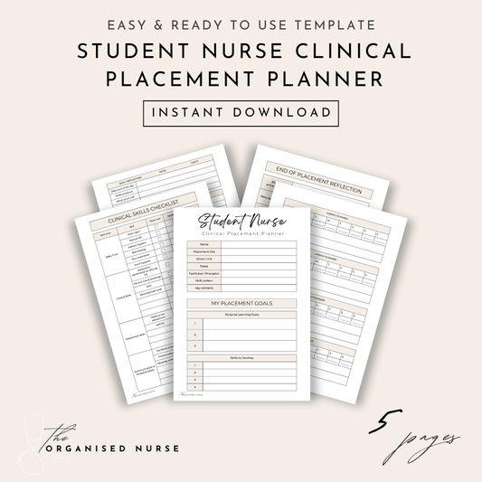 Student Nurse Clinical Placement Planner