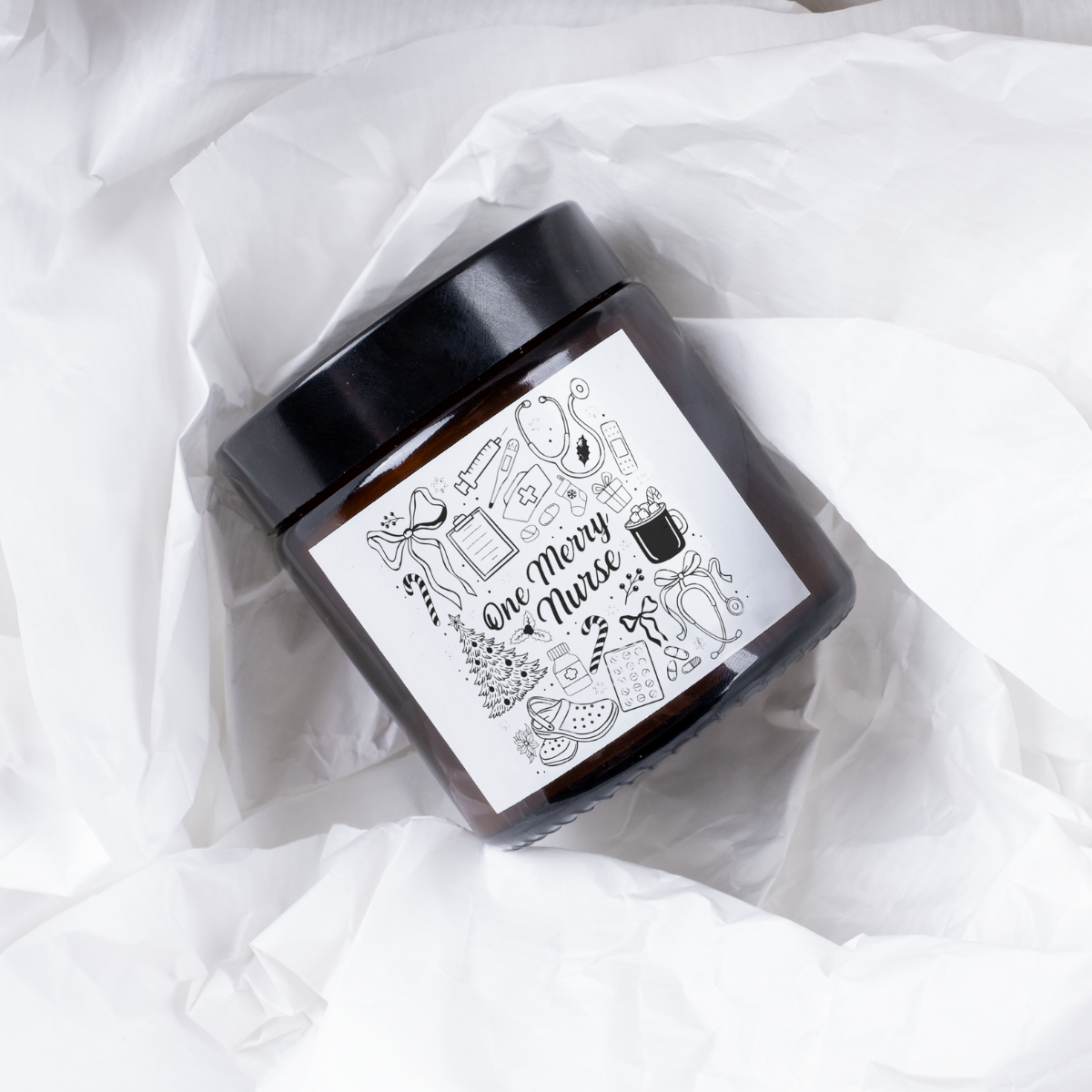 Christmas Candle Label - 2