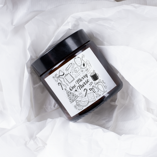 Christmas Candle Label - 2