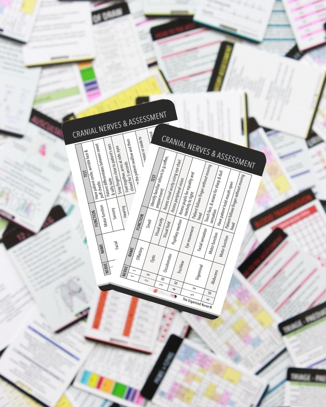 Cranial Nerves & Tests Reference Card