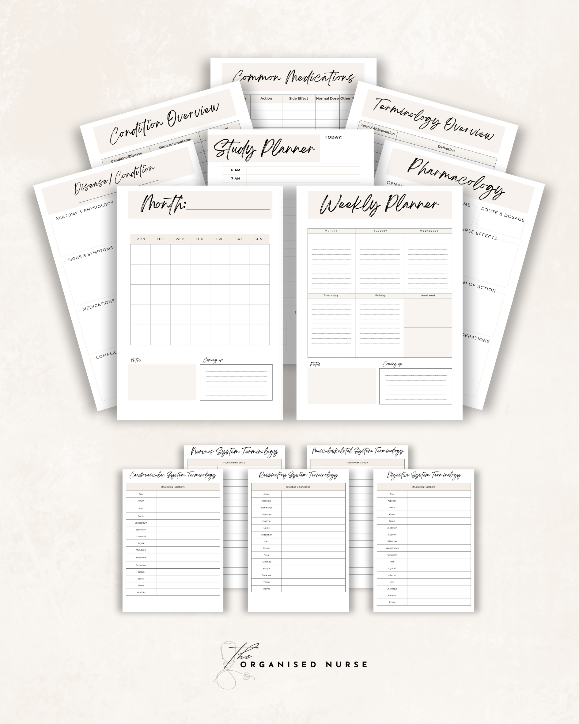 State Exam Preparation Planner for Nursing Students