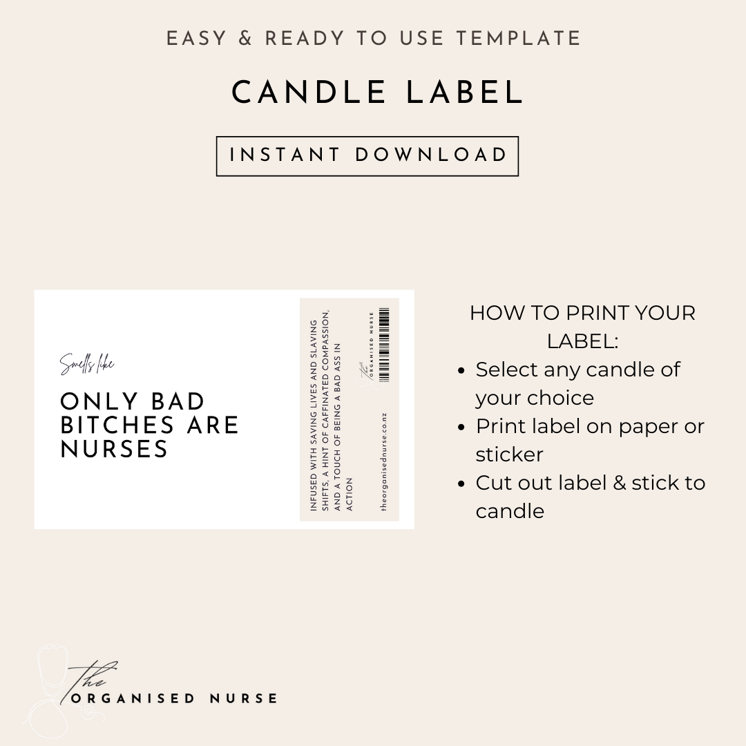 Candle Label Nurses