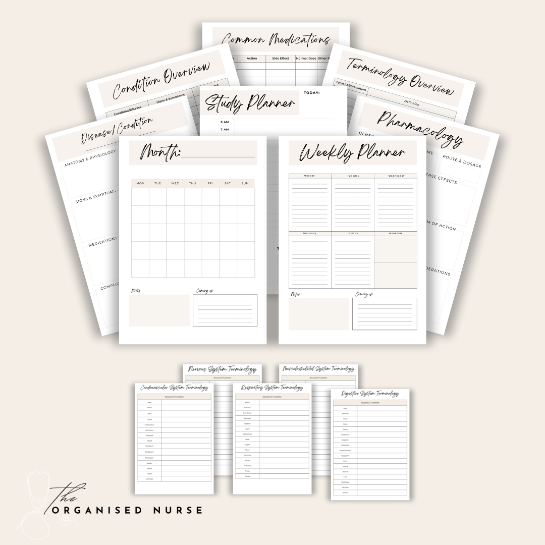 The Ultimate Student Nurse Study Bundle