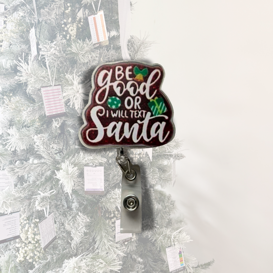 Christmas Badge Reel - 8