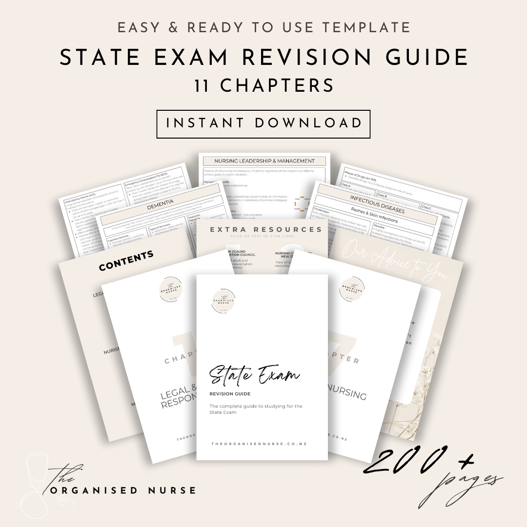 State Exam Revision Guide for Nursing Students