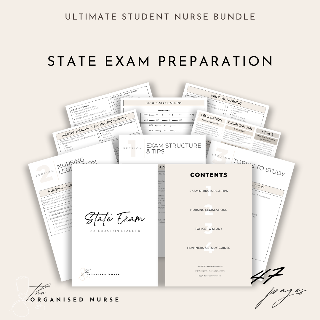 Ultimate State Exam Study Bundle for Nursing Students