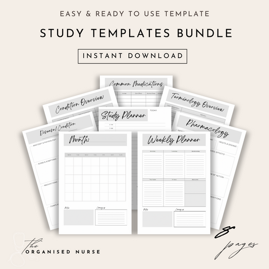 Study Templates Bundle