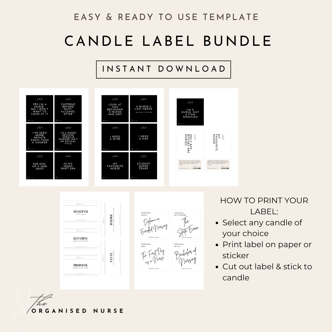 Candle Label Bundle