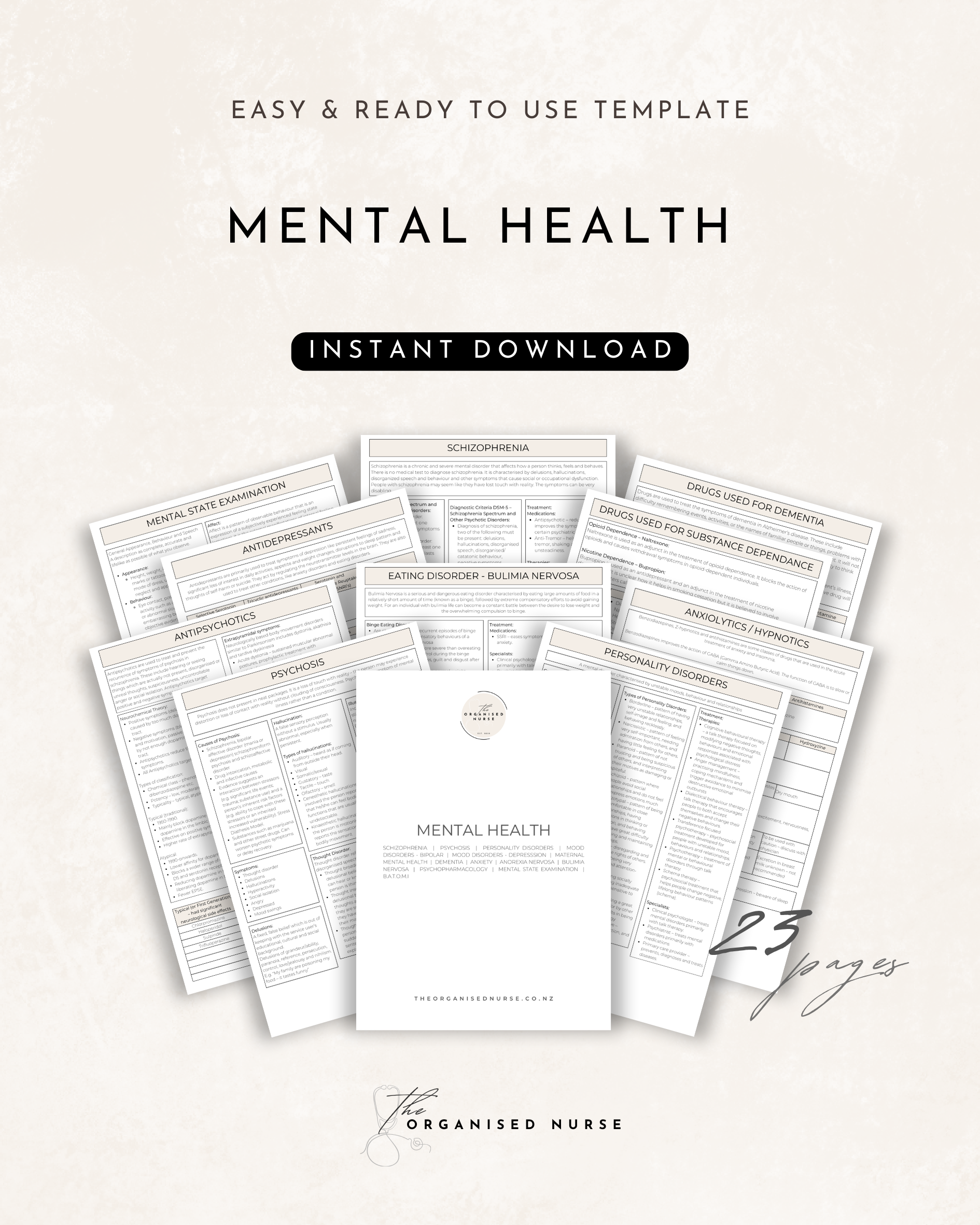 Mental Health Study Guide