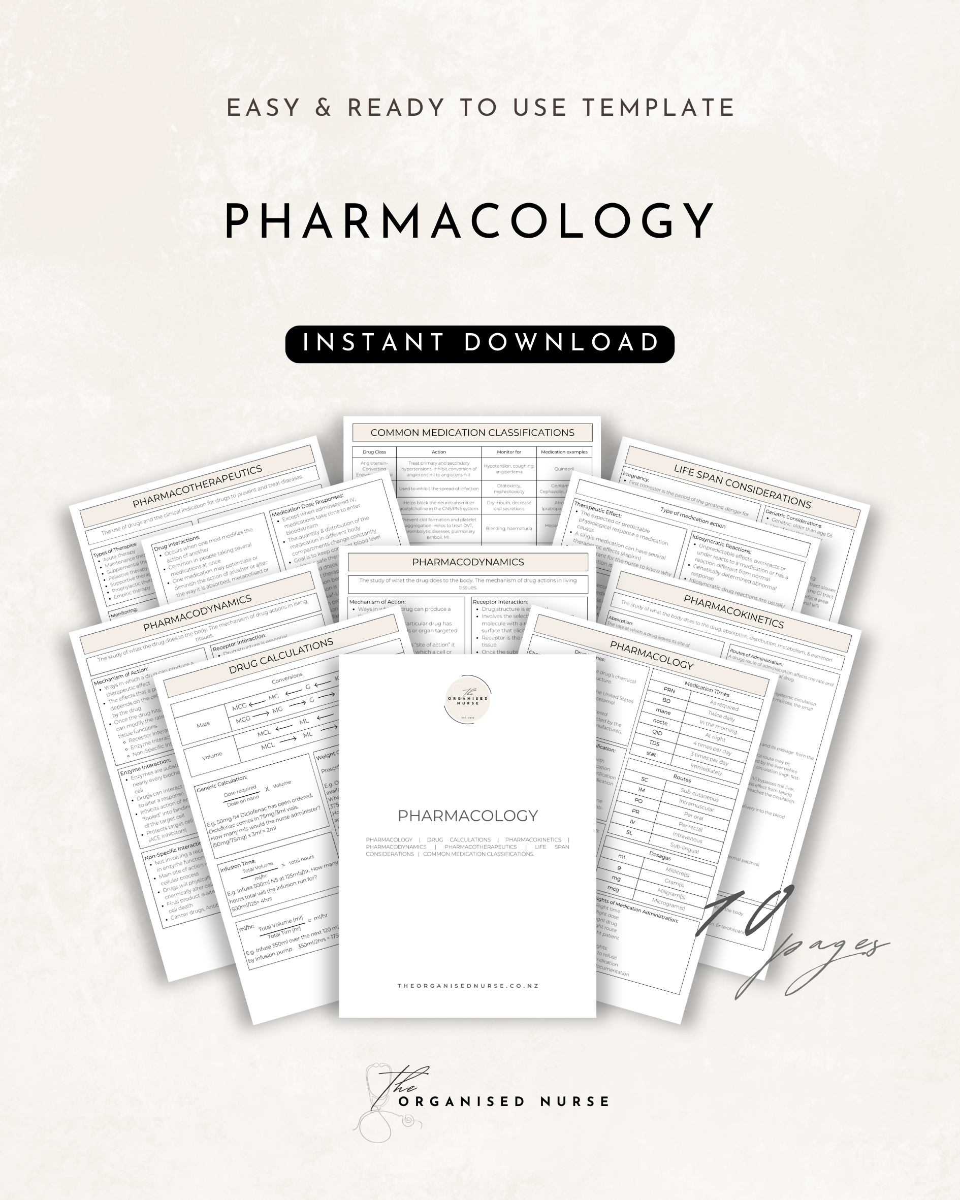 Pharmacology Study Guide