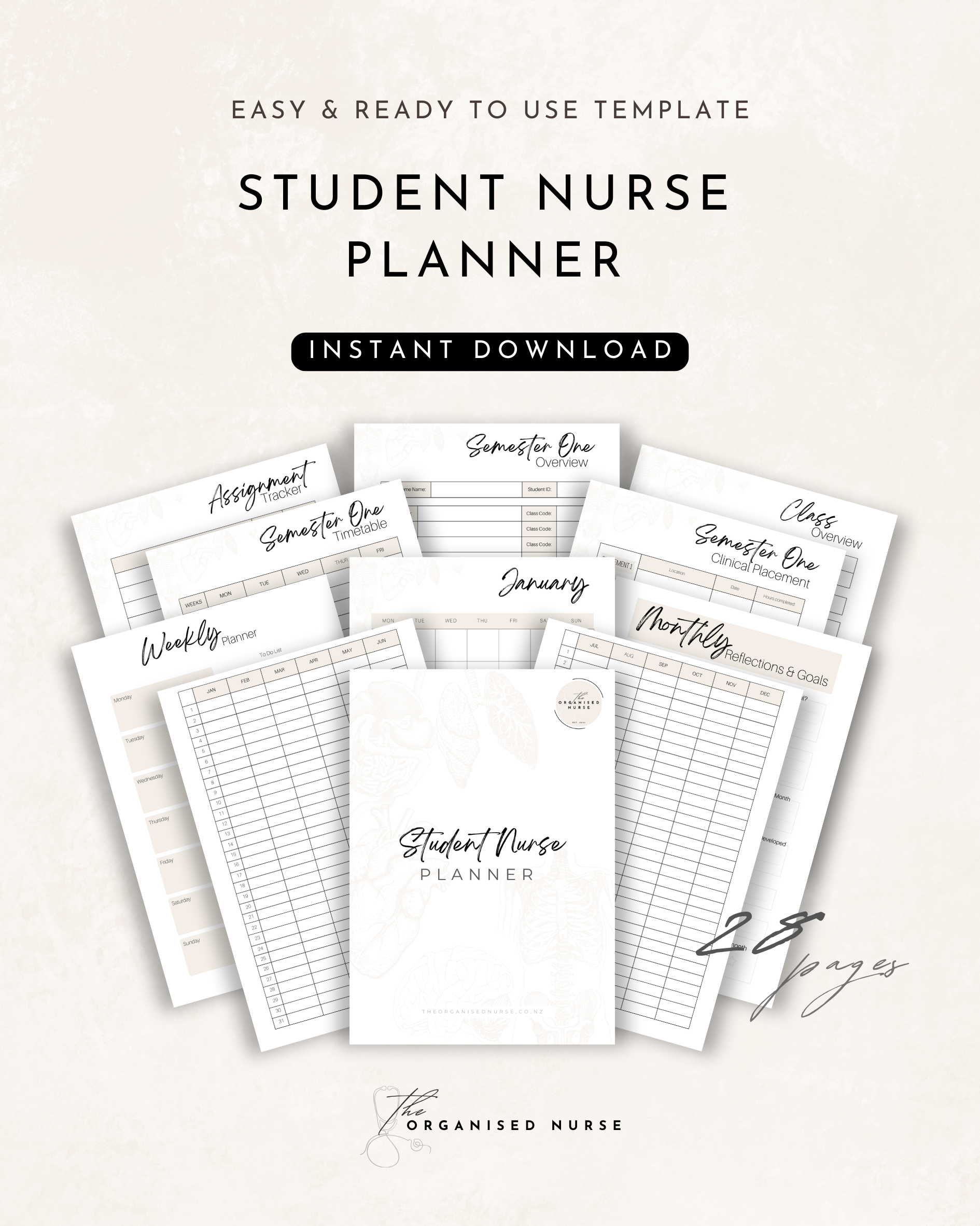 Nursing Student Planner
