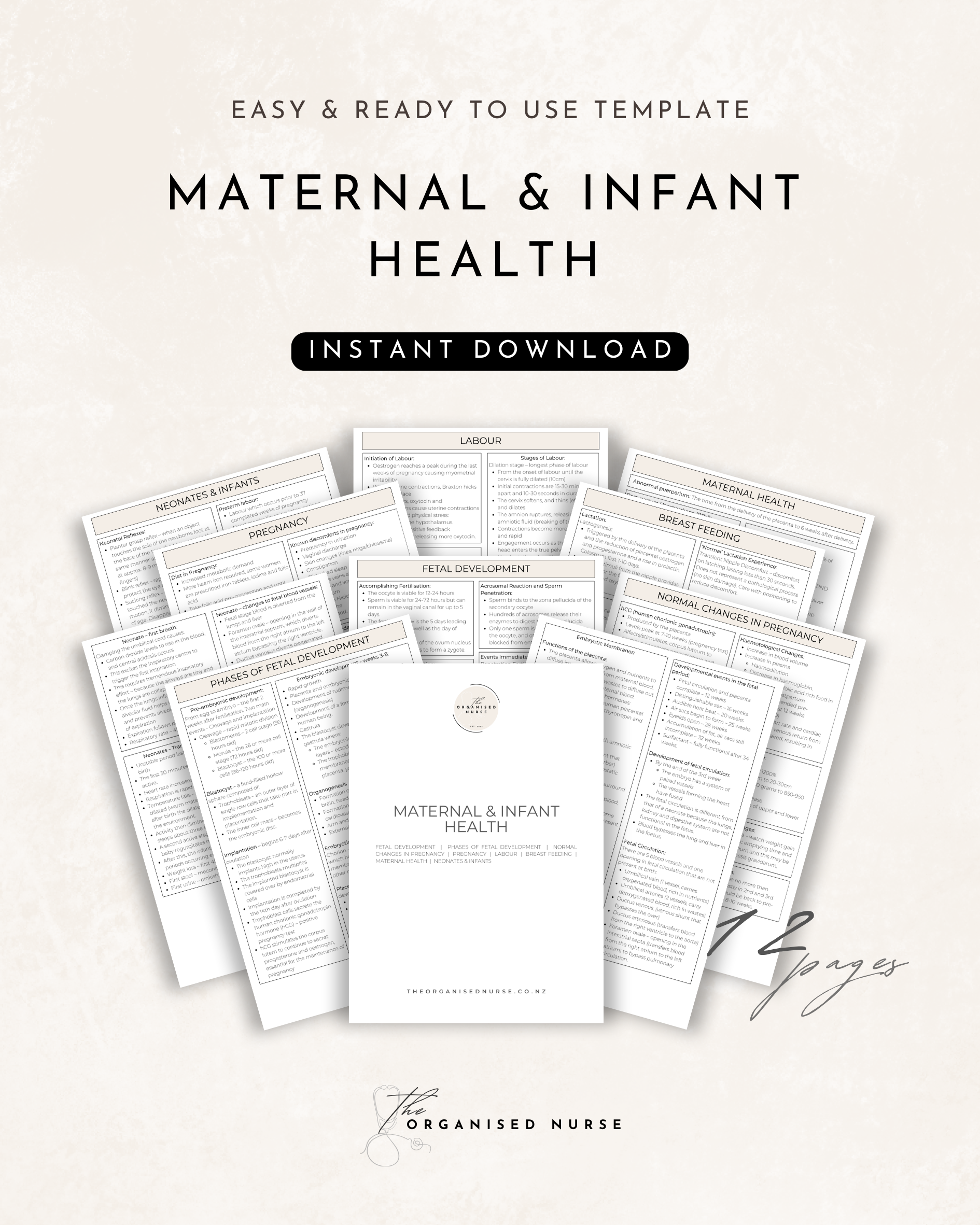Maternity & Child Health Study Guide