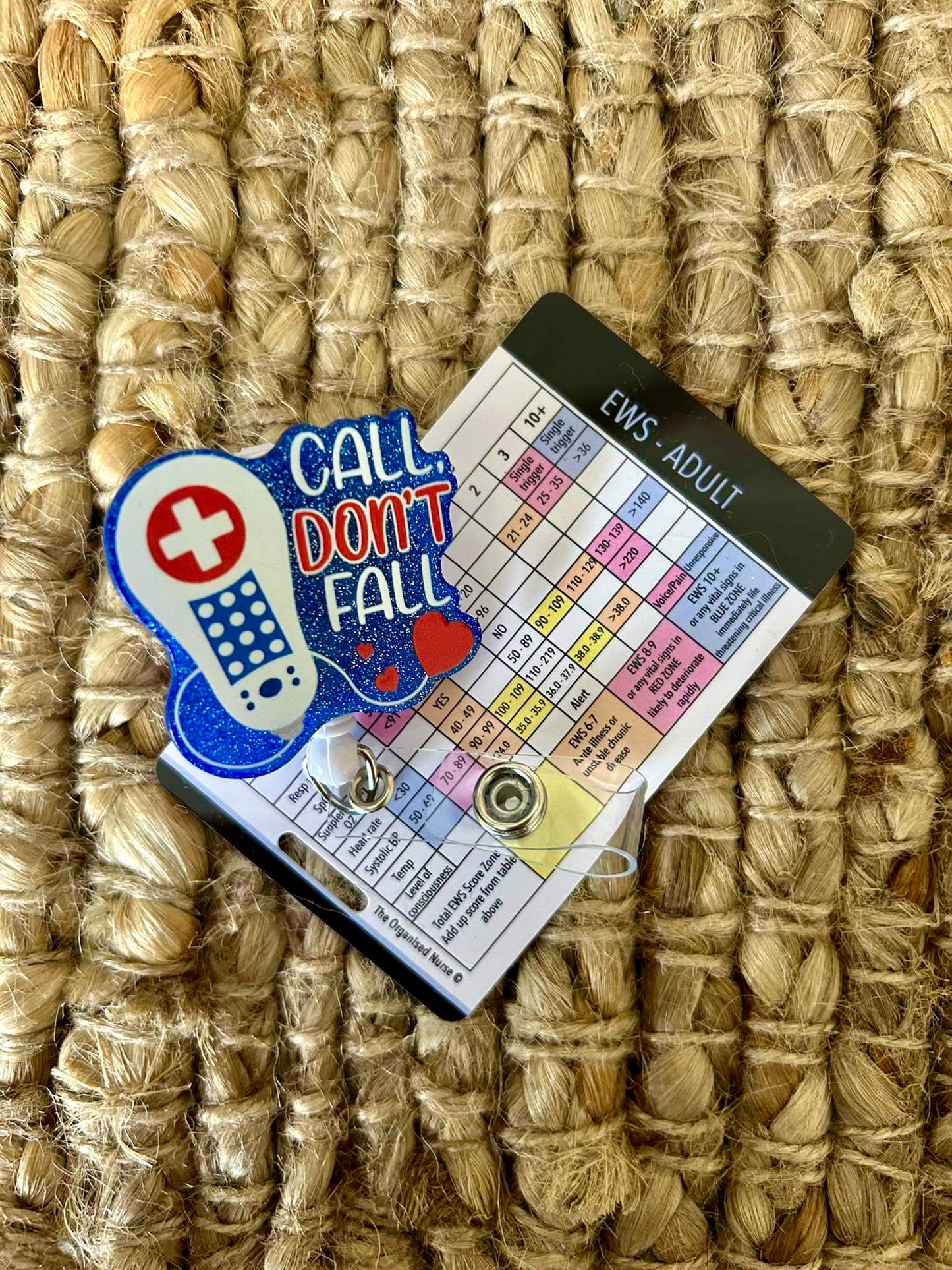 Badge Reel - Call Don't Fall