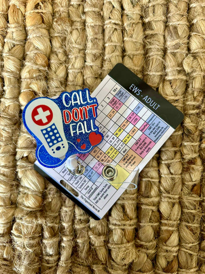 Badge Reel - Call Don't Fall