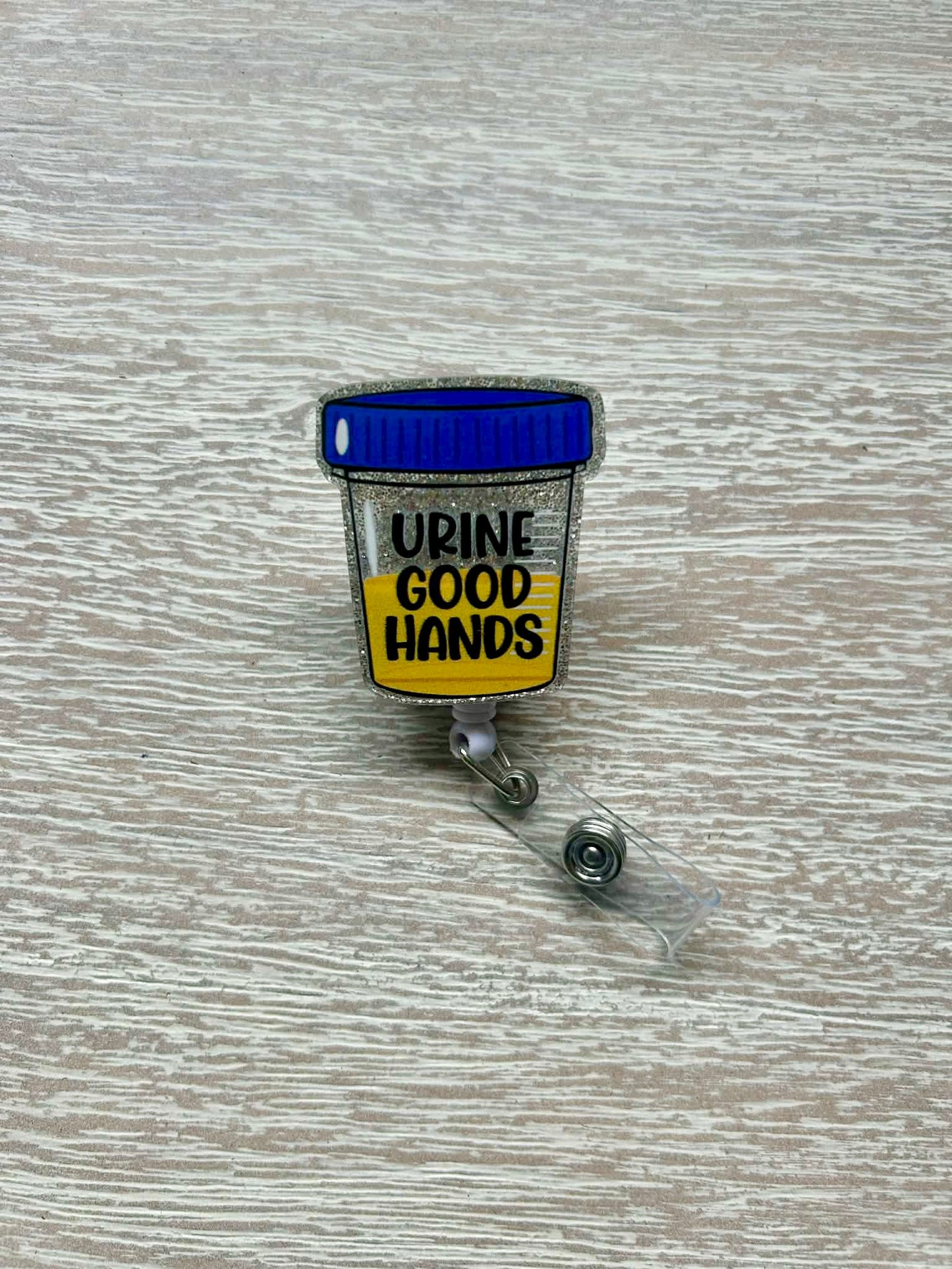 Badge Reel - Urine Good Hands