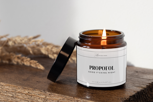 Candle Label Propofol