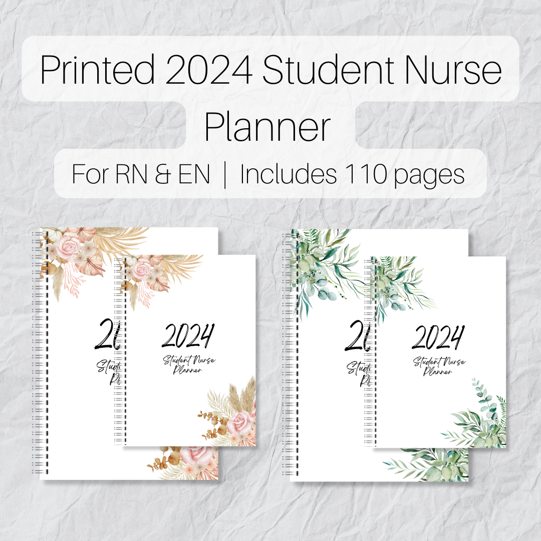 2024 Student Nurse Planner Printed A4 A5 The Organised Nurse   StudentNursePlannerIncludes118pages 8 