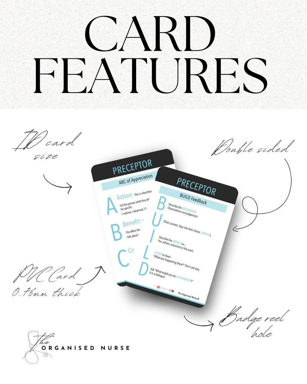 Nurse Preceptor Reference Card