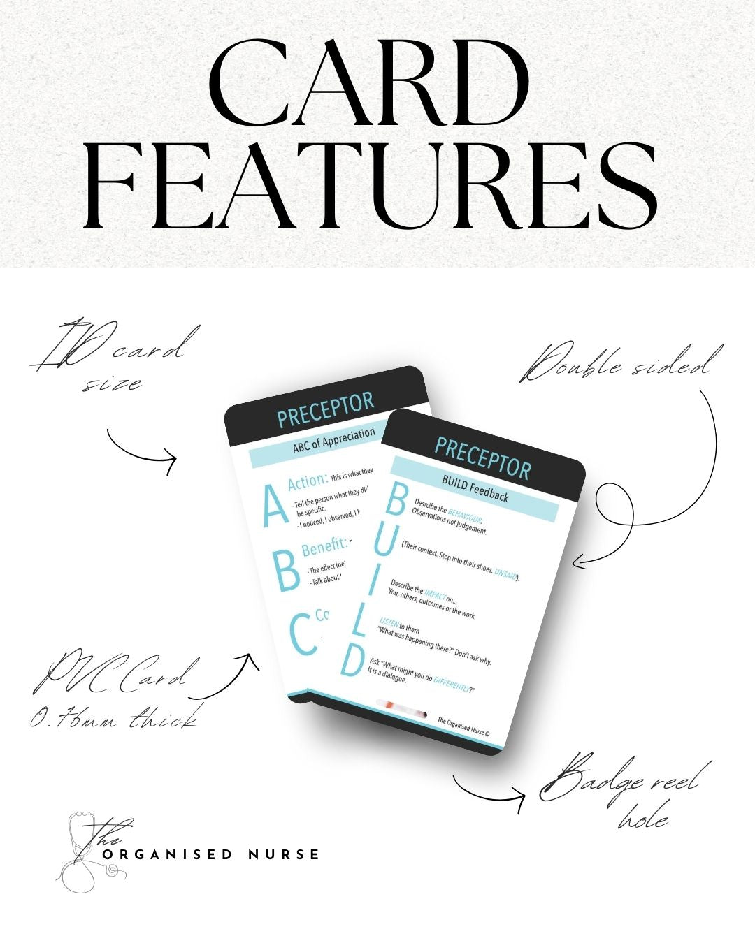 Nurse Preceptor Reference Card